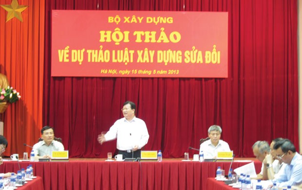 Kl99 nổ hũ muốn Luật Xây dựng sửa đổi sớm được ban hành
